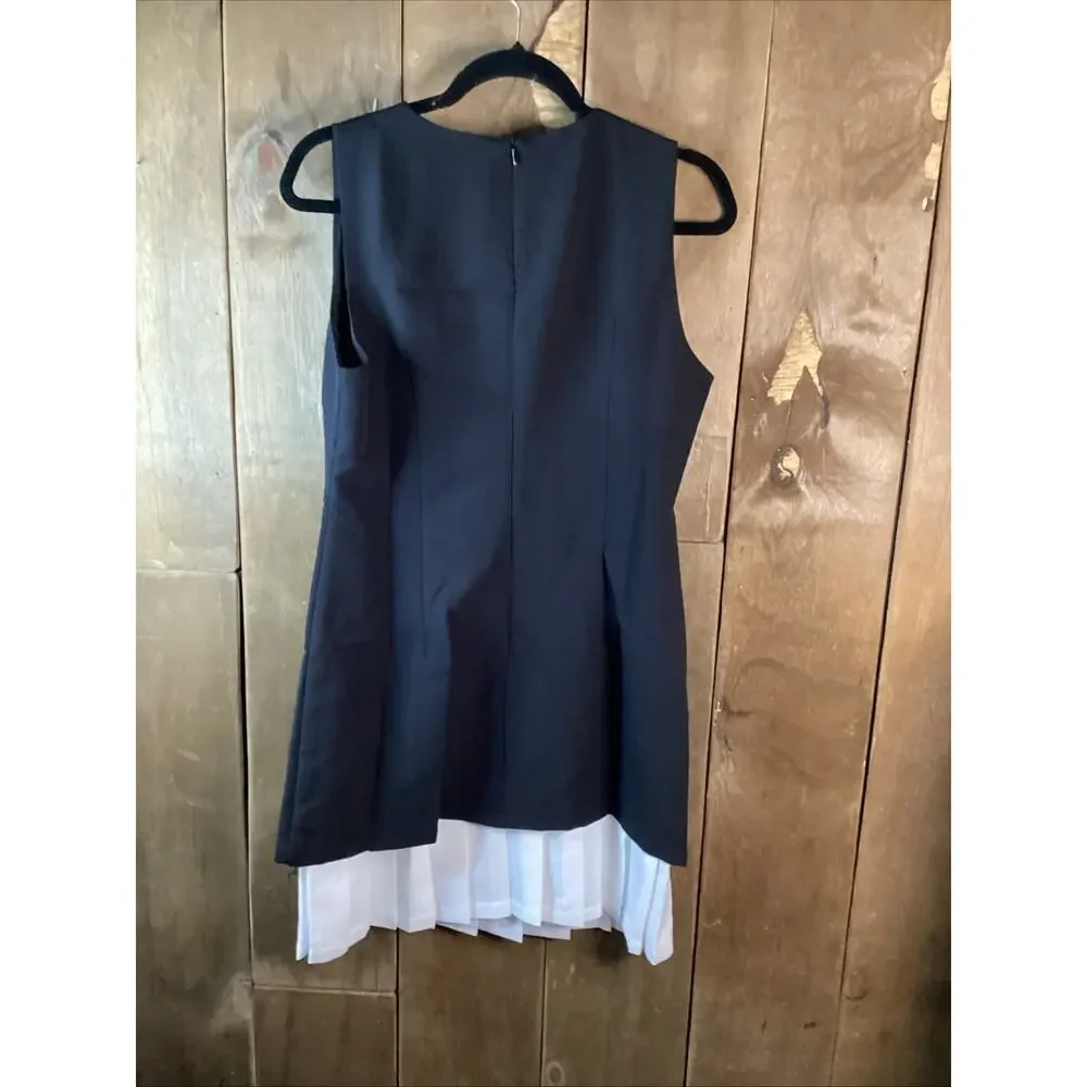 Commense Black and White Midi Dress - Picture 3 of 8